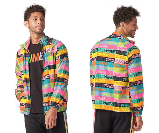 ZUMBA EST 01 PRINTED ZIP UP JACKET – Zwear Fashion