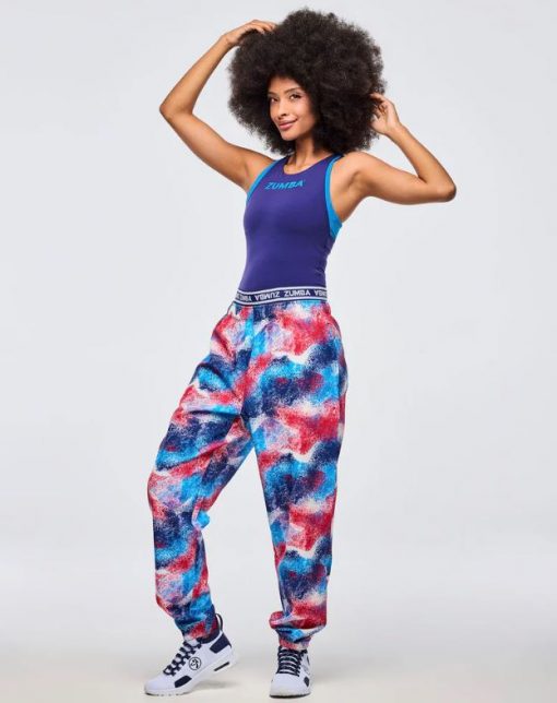 APRES ZUMBA DOUBLE WAISTED SLOUCH WOVEN PANTS – Zwear Fashion